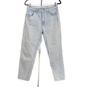 Wild Fable Cropped Light Wash Distressed Denim Jeans Womens 8